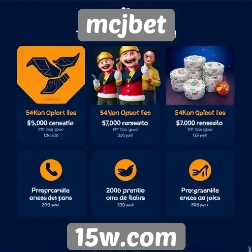 Ofertas promocionais do mcjbet em destaque